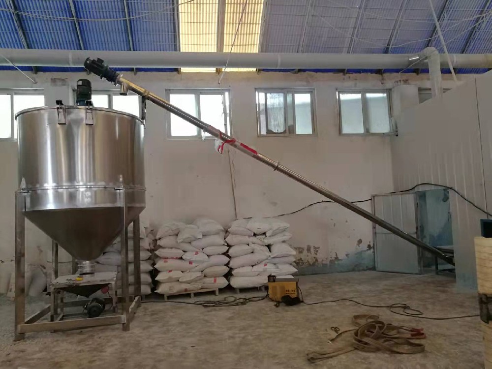 通化螺旋上料機生產廠家-絞龍螺旋提升機定制